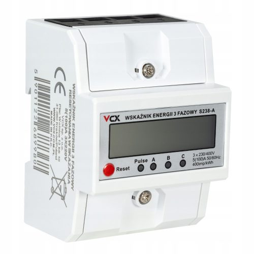 MJERAČ ENERGIJE 3 FAZNA 100A + RESET TIPKA