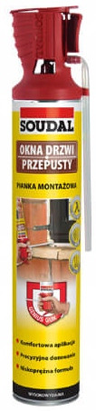 Soudal montažna pjena 750 ml