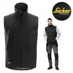    Softshell prsluk AllroundWork Snickers 4505 crni, veličina XXXL