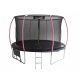 Trampolina za dvorište s mrežom LEAN Sport Max 8ft Crno-Roza