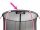 Gornji prsten za trampolin Sport Max 12ft