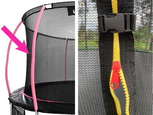 Sport Max mreža za trampolin 14ft, ružičasta