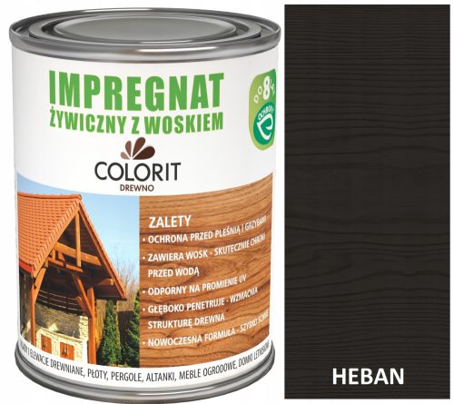 COLORIT SMOLA IMPREGNIRANA VOSKOM 5L EBONY