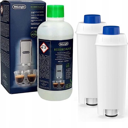  Delonghi Ecodecalk DLSC500 sredstvo za uklanjanje kamenca 500 ml + 2× Wessper AquaLunga WES039 filter umetak 1 kom.