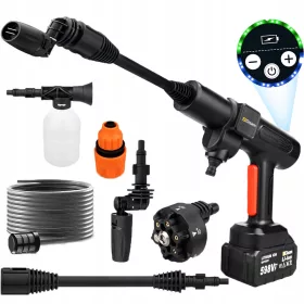 Myjka ciśnieniowa 6IN1 rotirajuća mlaznica 1500 W 38 bara