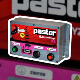   Električni pastir za velike površine PASTER P5 - snažan turbo 7,2J - doseg 90-120 km - otporan na sve uvjete!

POTENCIJALAN OPIS:
Električni pastir PASTER P5 je idealan za velike pašnjake i farme, pru