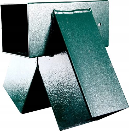 Allforbaby Profesionalni T-Konektor za Kvadratnu Gredu 9x9x9 cm Zelene Boje