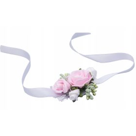 Opaska za ruku s cvjetnim detaljem za prvu pričest