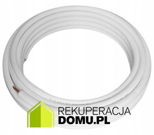 Bakrena cijev za klimu 1/4 presvučena 25 metara