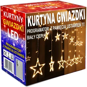   Božićna Girlanda Zavjesa LED Svjetla za Vanjsku Dekoraciju Drveta 4,1m 101-200 Lampica