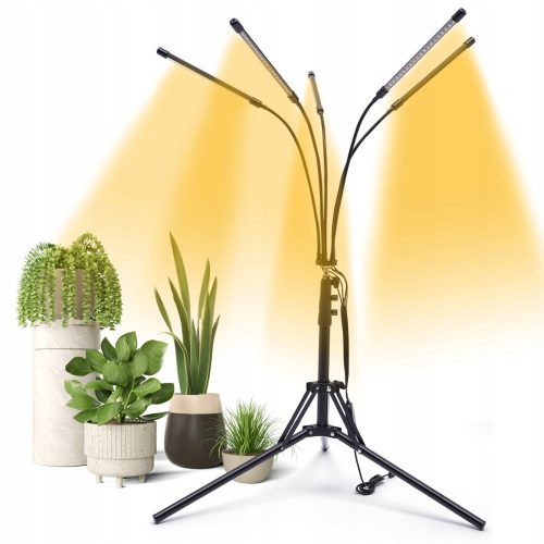 Podna lampa za uzgoj biljaka s pet glava