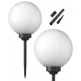  Solarna lampa, ugradna, bijela, 33,5 cm, 2 kom.