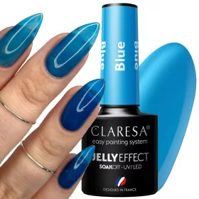 Hibridni lak Claresa Jelly Effect Plavi Nijansa
