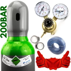   MJEŠAVINA PLINSKE BOCE 8L / 200 BAR (ARGON 82% + CO2 18% - PUNA) + DODATNA OPREMA