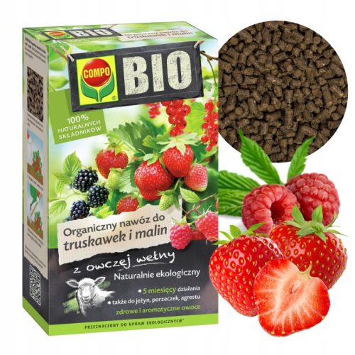 Organsko gnojivo za jagode, maline, kupine, borovnice