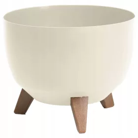    Grando lonac za cvijeće 23 cm x 23 x 20 cm promjer 23 cm plastične nijanse smeđe i bež boje