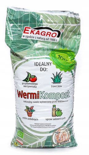Organsko gnojivo Doktor Robak zemlja 20 kg 50 l