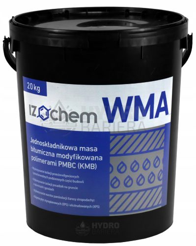 IZOCHEM WMA 20 KG VODOOTPORNA IZOLACIJA TEMELJA KILOGRAMI