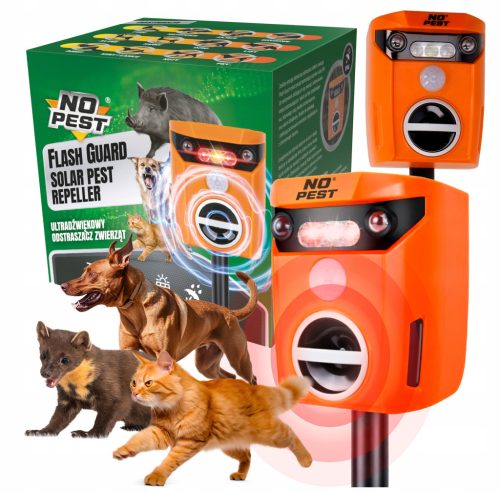 ULTRAZVUČNI ODSTRANJIVAČ ZVIJERI NO PEST - Flash Guard Solar Pest Repeller