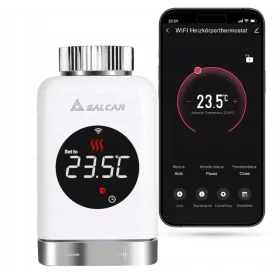   Salcar TRV801W Pametni WiFi Termostat za Grijanje s LCD zaslonom