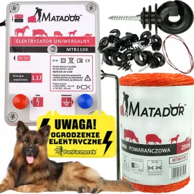   Električni pastir za pse i mačke Matador s izolatorima - kompletni set P13