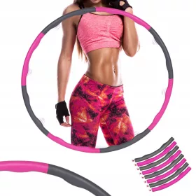 Hoop Fit Masažni Hula Hoop s Minexo nitnama, 95 cm, roza
