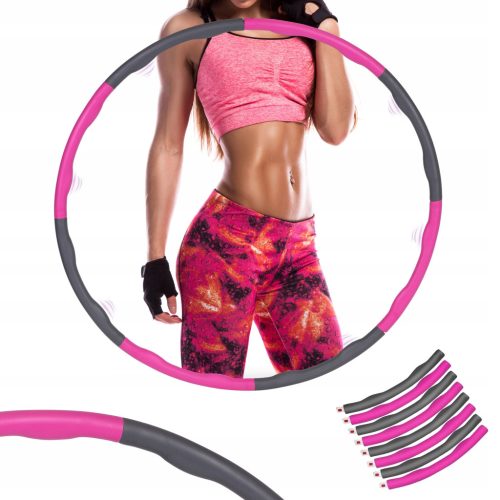 Hoop Fit Masažni Hula Hoop s Minexo nitnama, 95 cm, roza