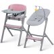  Kinderkraft Calmee Aster Pink stolica za hranjenje s klackalicom