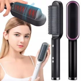 Beauty Pro četka za ravnanje kose s funkcijom lokovanja 2u1