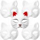 Mačje maske za lice Halloween DIY set od 5 komada