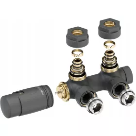   Aquabad® Premium Termostat za Kupaonski Radijator u Antracit Boji