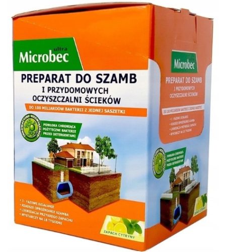 Microbec ULTRA bakterije za septičke jame VREĆICE 18 x 25g BROS