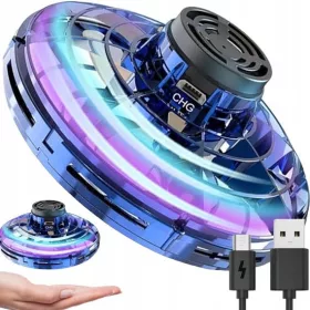   LOTEK LETEĆI DRON SPINNER BOOMERANG ŠARENA LED IGRAČKA ZA DJECU