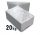 Suhi led visoke guste dimenzije 16mm, pakiranje 20kg
