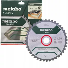Metabo Društvo za rezanje drvenih ploča 216x30, 40 WZ 5