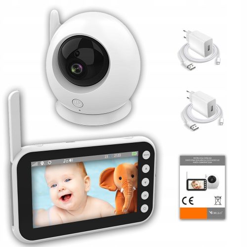 Orllo pametni baby monitor s Pan-Tilt kamerom LCD HD monitor Live Night Mode