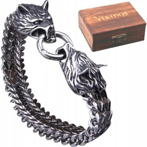 Viking Thor Wolf narukvica od 316L kirurškog čelika