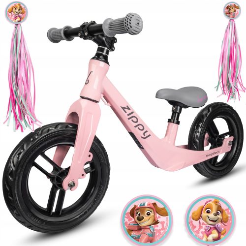  Bergen Zippy 12" bicikl za ravnotežu, roza, siva