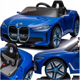  Novi auto na akumulator za djecu BMW i4 plavi 12V 7Ah 2x35W