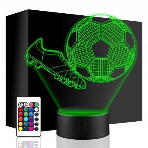 Lopta za noćnu lampu za djecu s 3D LED RGB svjetlima i daljinskim upravljačem