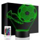 Lopta za noćnu lampu za djecu s 3D LED RGB svjetlima i daljinskim upravljačem