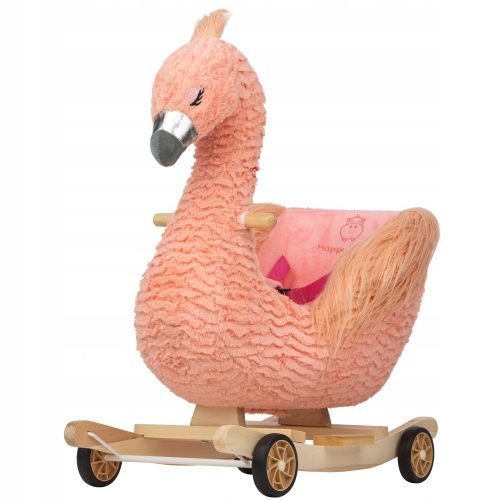 Bujak Flamingo 2-u-1 s gumenim kotačima i zvukom, poljske pjesme