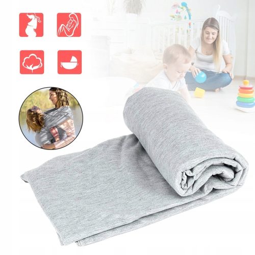 PAMUČNI NOSAČ ZA BEBE, AMBALAŽA 5.3M, NOSILJKA ZA BEBE

 Specifikacije:
Tip: Pamučni nosač za bebe
Boja: siva
Materijal: pamuk + spandex
Veličina: 0,58*5,3m
Duljina: 5,3m
Širina: 0,58m
Karakteristike