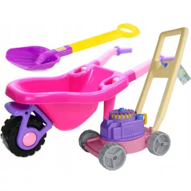 Set za igru u vrtu - Hemar trola + lopata + ROZA kosilica