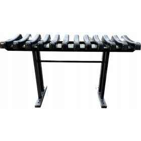 Grobljanska klupa visoka kvaliteta 80x25x47 cm crna