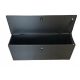 Skrinjica za klupe na groblju 70x20x25 cm crna