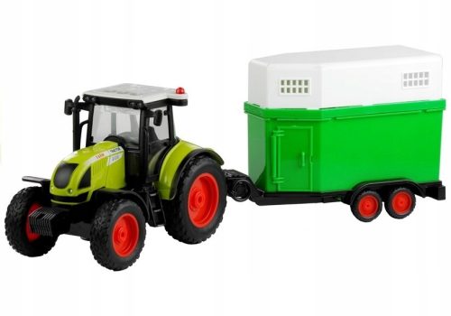 Traktor za prijevoz konja s prikolicom Lean Toys 3575