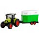 Traktor za prijevoz konja s prikolicom Lean Toys 3575