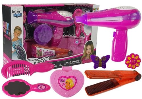 Beauty Set s priborom Sušilo za kosu Roza