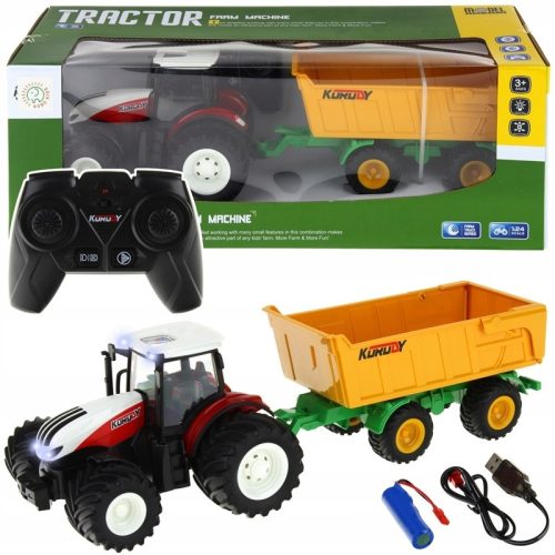 Daljinski upravljani traktor s prikolicom RC Pilot